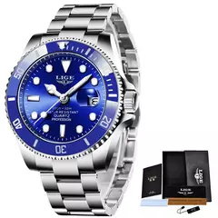 LIGE-Reloj de lujo para hombre - tienda en línea