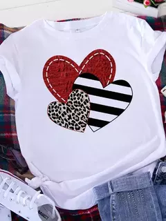 Camiseta Streetwear para Mujer con Diseño Geométrico – Estilo Juvenil y Versátil - tienda en línea