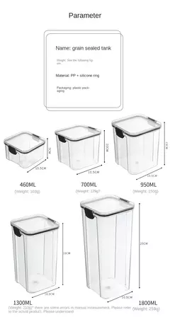 Recipientes de plástico para la cocina - ZYREN