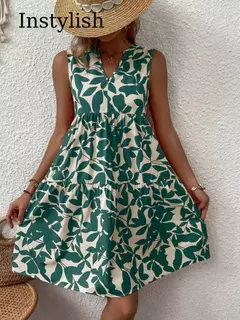 Minivestido Bohemio para Mujer sin Mangas – INSTYLISH - comprar en línea