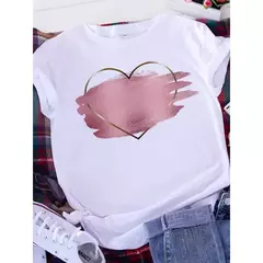 Camiseta Streetwear para Mujer con Diseño Geométrico – Estilo Juvenil y Versátil