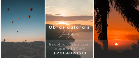 Imagem do banner rotativo Horizontes Quadros