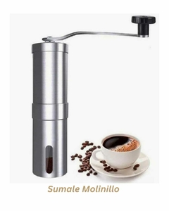 Molinillo Cafe Manual Muela Cerámica Acero Inoxidable