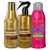 Forever Liss Banho de Verniz: Queratina Hidrolisada, Reconstrutor SOS 300ml e Shampoo 300ml