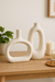 Set x 2 Floreros Jarrones Curvos - comprar online