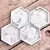 Posavasos o Jabonera de Cerámica Hexagonal (Simil Mármol Blanco) - comprar online