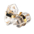 Brinco Biterminado Cristal Dourado