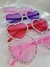 Lentes de Recibida heart con Strass - Cartelito