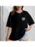 Camiseta T-shirt Feminina Larga Oversize Academia Gym Mode Manga Curta Algodão - Gringa Fitness