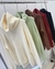 Blusa tricot gola alta