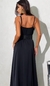 VESTIDO LONGO FENDA BOHO GLAM