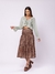 SAIA MIDI ANIMAL PRINT BOHO - loja online