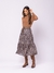 SAIA MIDI ANIMAL PRINT BOHO