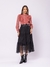 CAMISA CHIFON RENDA BABADO BOHO - comprar online
