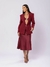 SAIA MIDI CETIM BOHO - comprar online