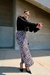 SAIA LONGA CREPE ANIMAL PRINT