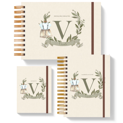 Kit Maternidade - Monograma Vintage Boy - comprar online