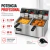 Freidora Eléctrica Doble Comercial - AS-FR6X2 - Ascada