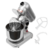 Batidora Planetaria Profesional 7L con Bowl y Accesorios - 10 Velocidades AS-BAT7