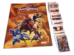 ALBUM DE FIGURITAS POWER RANGERS DINO THUNDER COMPLETO A PEGAR. ORIGINAL. TODAS SUS FIGURITAS. COLECCION COMPLETA en internet