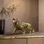 Golden Lion Sculpture on internet
