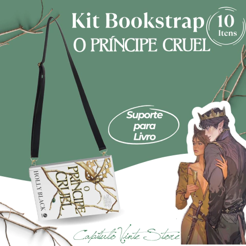 Kit Bookstrap - Suporte de livro com alça - O Principe Cruel - Jude e Cardan - comprar online