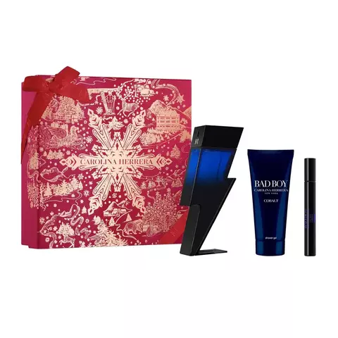 Bad Boy Cobalt Elixir Carolina Herrera – Set de Regalo de Navidad (3 piezas) - comprar en línea
