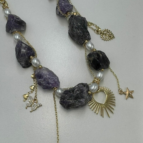 COLLAR MISTIC MAGIC CUARZO MORADO