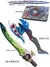 Ultraman Blazar Brace Summoner Figuras de Ação em PVC, Brinquedo Fadlan, Pedra