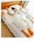 90-190cm adorável grande ganso branco lance travesseiro brinquedo de pelúcia g