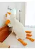 90-190cm adorável grande ganso branco lance travesseiro brinquedo de pelúcia g - loja online
