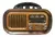 RADIO BECKPLAY BP-RV109BT (CAFÉ, MARRON, ROJO)