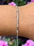 PULSEIRA CORRENTE COM BOLINHAS 18CM EM PRATA 950/925