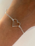 PULSEIRA CORAÇÃO 21CM EM PRATA 950/925 - comprar online
