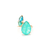 ANEL FUSION TURMALINA CRISTAL LONDON BLUE CRISTAL PARAIBA GOTAS BRILHANTES SEMI JOIA - Mandalahara