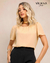 BLUSA DECOTE COM PREGAS - comprar online