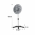 Ventilador de Coluna 50cm Dômina Oscilante Silencioso 6 pás Prata - loja online