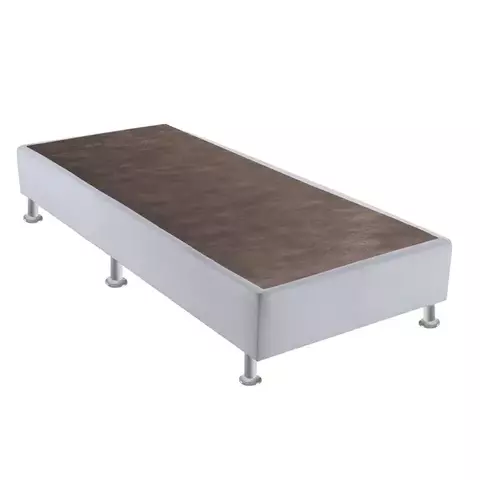 Base Sommier Corino Solteiro - ORTOBOM 88X230 - Branco - comprar online