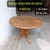 Mesa redonda de pino maciza - Compra Venta Aaron