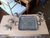 Juego de servicio antiguo de bronce bañado en plata en internet
