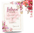 Convite Floral De Aniversário Digital Whatsapp - Gabi Personalizados