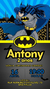 Convite Batman Digital Whatsapp Aniversário - comprar online