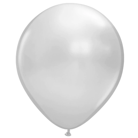Balão Fest Ball Prata Metalizado 12 Polegadas 25 Unidades - comprar online