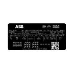 Motor trifásico de 7.5 HP Baja ABB Nema Motors - comprar en línea