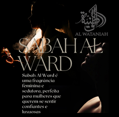 Perfume Árabe Feminino Al Wataniah Sabah Al Ward Eau De Parf - loja online