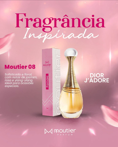 MOUTIER Nº 08 Fragrância Inspirado J’ Adore