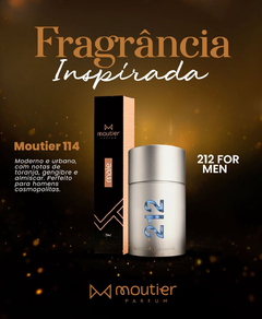 Dia - Moutier Nº 114 Fragrância Inspirado 212 Men