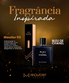 Moutier Nº 115 Fragrância Inspirado Bleu de Chanel