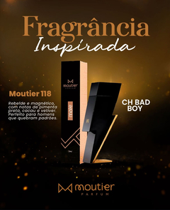 Ocasião - Trabalho - Moutier 118 – Fragrância Inspirada BAD BOY
