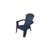 Sillon Gran California Negro Mascardi - comprar online